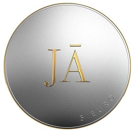 5 Euro Lettország 2021 - Igen vagy igen (Proof)