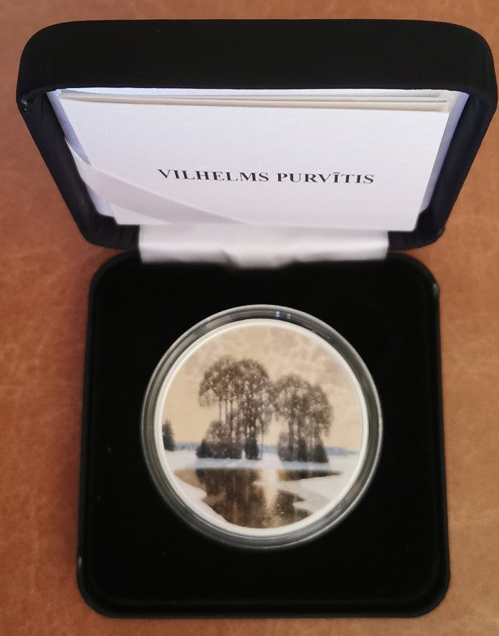 5 Euro Lettország 2022 Vilhelms Purvītis (Proof)