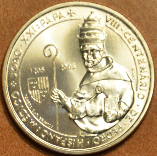 5 Euro Portugália 2005 - XXI. János pápa (UNC)