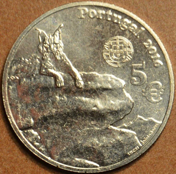 5 Euro Portugália 2016 - Az ibériai hiúz (UNC)