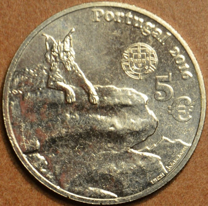 5 Euro Portugália 2016 - Az ibériai hiúz (UNC)