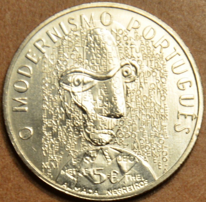 5 Euro Portugália 2016 - Modernismo (UNC)