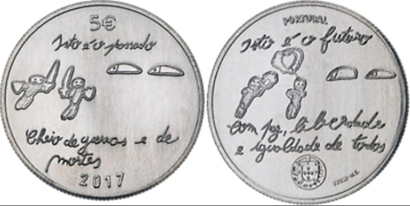 5 Euro Portugália 2017 - Jövő (UNC)