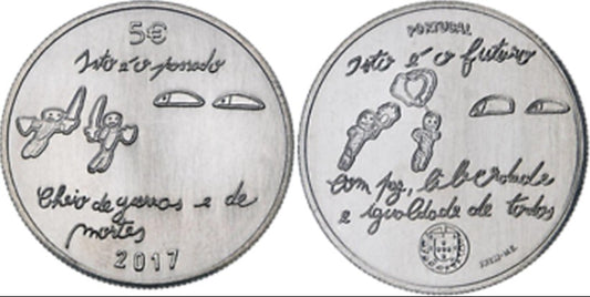 5 Euro Portugália 2017 - Jövő (UNC)