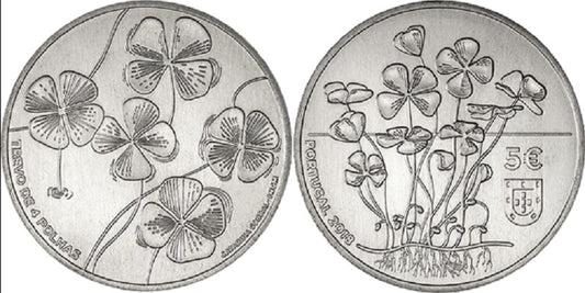 5 Euro Portugália 2018 - Négylevelű lóhere (UNC)