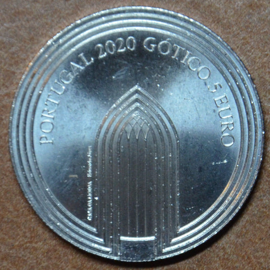 5 Euro Portugália 2020 - A gótika (UNC)