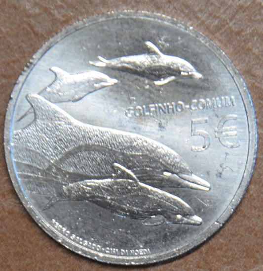 5 Euro Portugália 2020 - Delfin (UNC)