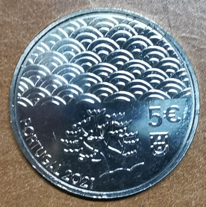 5 Euro Portugália 2021 - Arte da Laca (UNC)