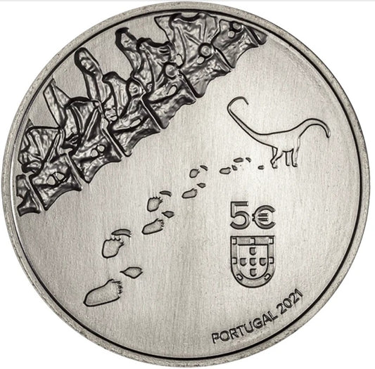 5 Euro Portugália 2021 - Dinheirosaurus Lourinhanensis (UNC)