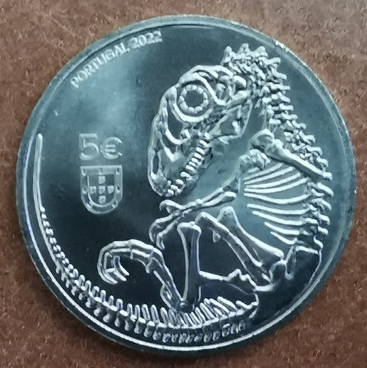 5 Euro Portugália 2022 - Lourinhanosaurus antunesi (UNC)