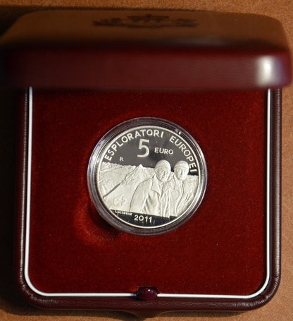 5 Euro San Marino 2011 - Európai felfedezők (Proof)