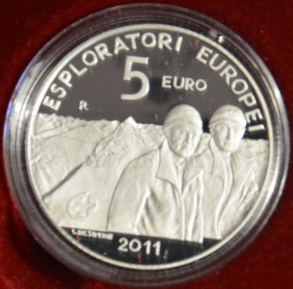 5 Euro San Marino 2011 - Európai felfedezők (Proof)