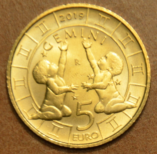 5 Euro San Marino 2018 Zodiac: Ikrek (UNC)