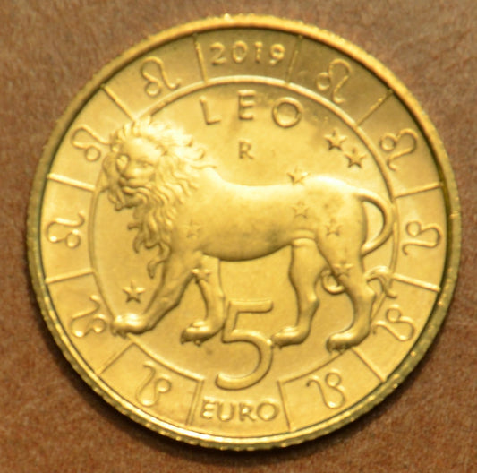 5 Euro San Marino 2019 Zodiac: Oroszlán (UNC)