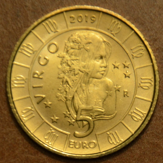5 Euro San Marino 2019 Zodiac: Szűz (UNC)
