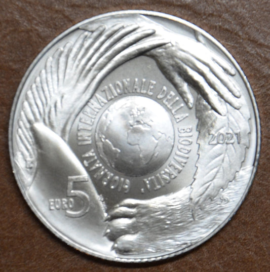 5 Euro San Marino 2021 - A biodiverzitás világnapja (BU)