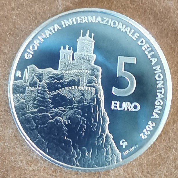 5 Euro San Marino 2022 - A hegyek világnapja (BU)