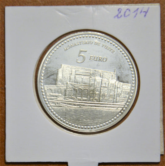 5 Euro Spanyolország 2014 Monastery of Yuste (Proof)