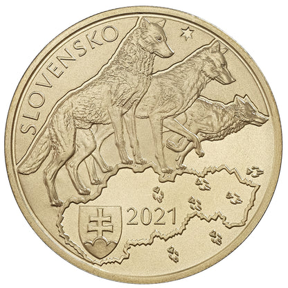 5 Euro Szlovákia 2021 - A farkas (UNC)