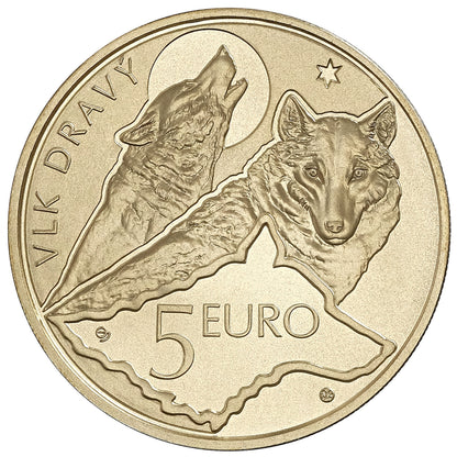 5 Euro Szlovákia 2021 - A farkas (UNC)