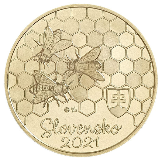 5 Euro Szlovákia 2021 - Mézelő méh (UNC)