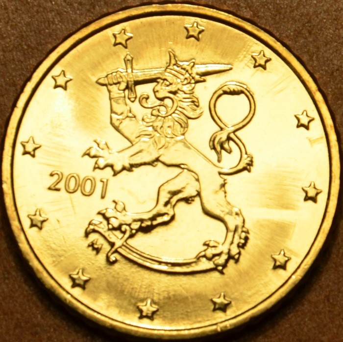 50 cent Finnország 2001 (UNC)