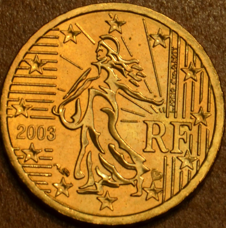 50 cent Franciaország 2003 (UNC)