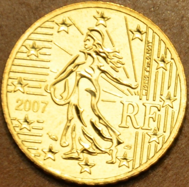 50 cent Franciaország 2007 (UNC)