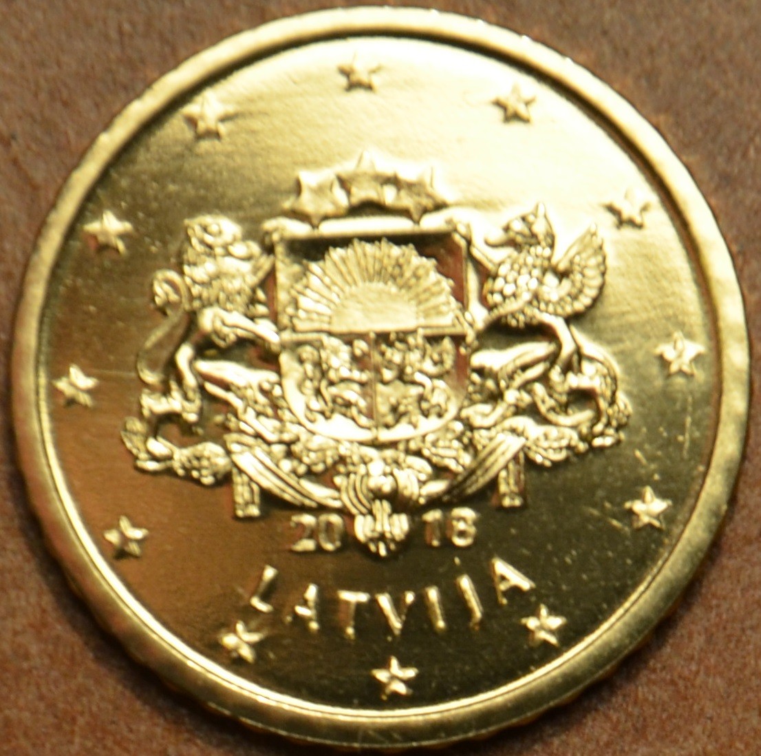 50 cent Lettország 2018 (UNC)