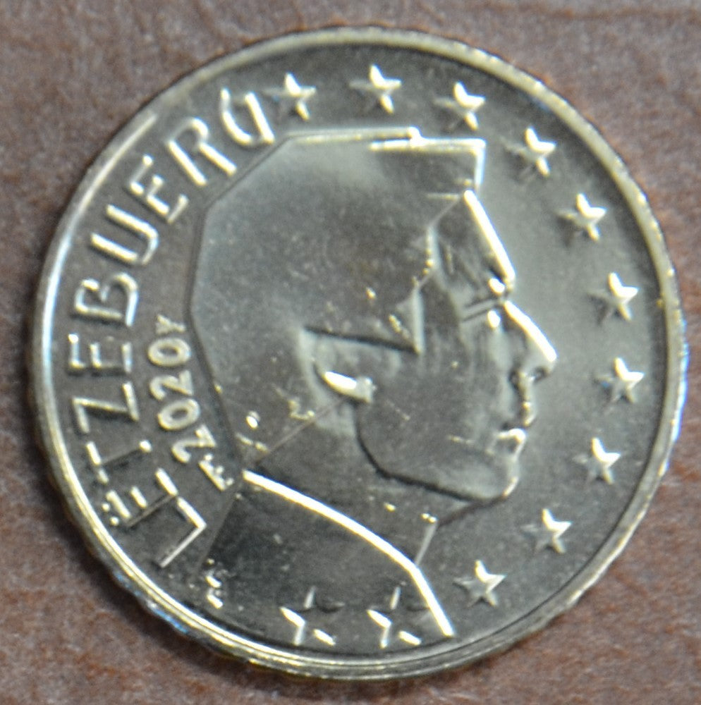 50 cent Luxemburg 2020 "híd" verjeggyel (UNC)