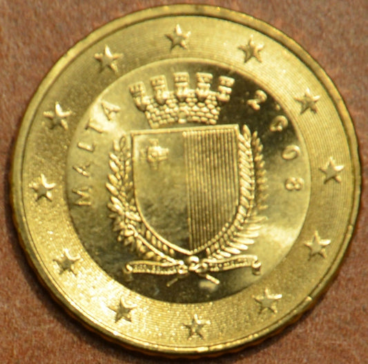 50 cent Málta 2008 (UNC)