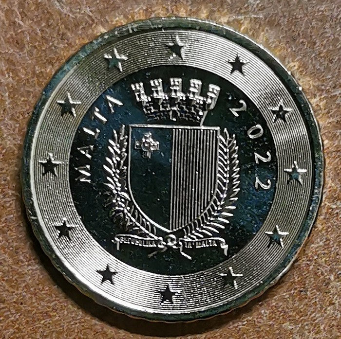 50 cent Málta 2022 (UNC)