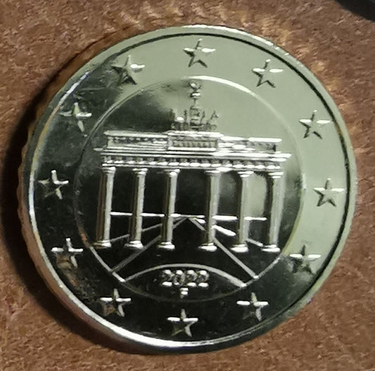 50 cent Németország 2022 "F" (UNC)
