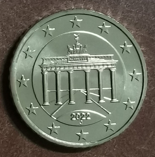 50 cent Németország 2022 "J" (UNC)