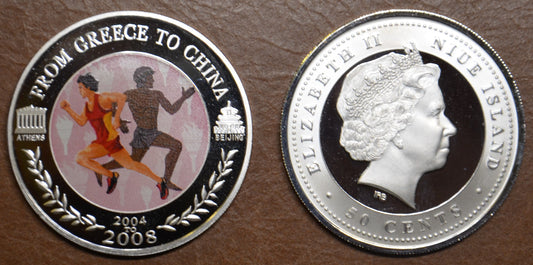 Niue 50 cent 2008 - Futás (Proof)