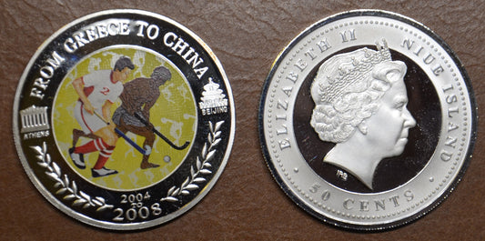 50 cent Niue 2008 - Gyeplabda (Proof)