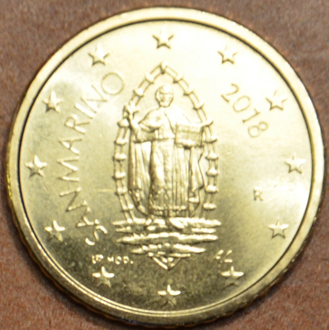 50 cent San Marino 2018 - Új dizájn (UNC)