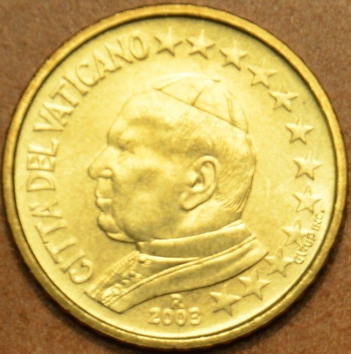 50 cent Vatikán 2003 János Pál II (BU)