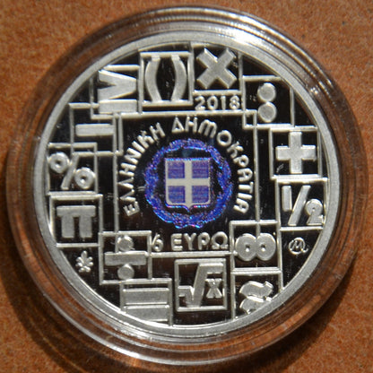 6 Euro Görögország 2018 - A matematika éve (UNC)