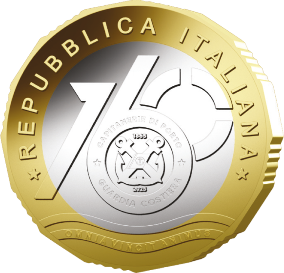 6 Euro Olaszország 2025 - Parti őrség (BU)