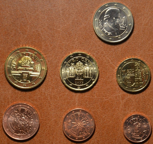 7 részes forgalmi sor Ausztria 2005 (UNC)