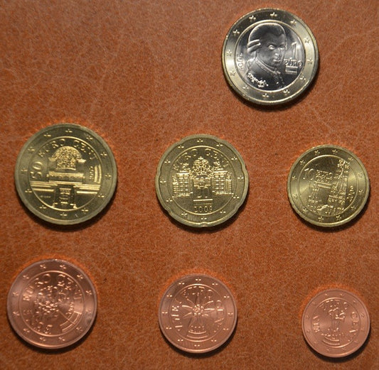 7 részes forgalmi sor Ausztria 2018 (UNC)