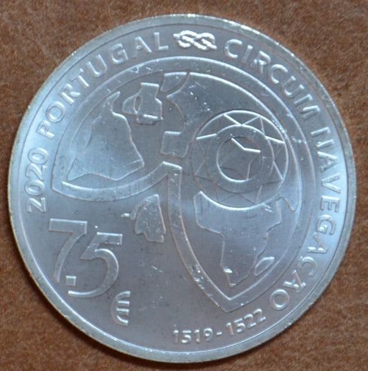 7,5 Euro Portugália 2020 - Circum Navegacao (UNC)