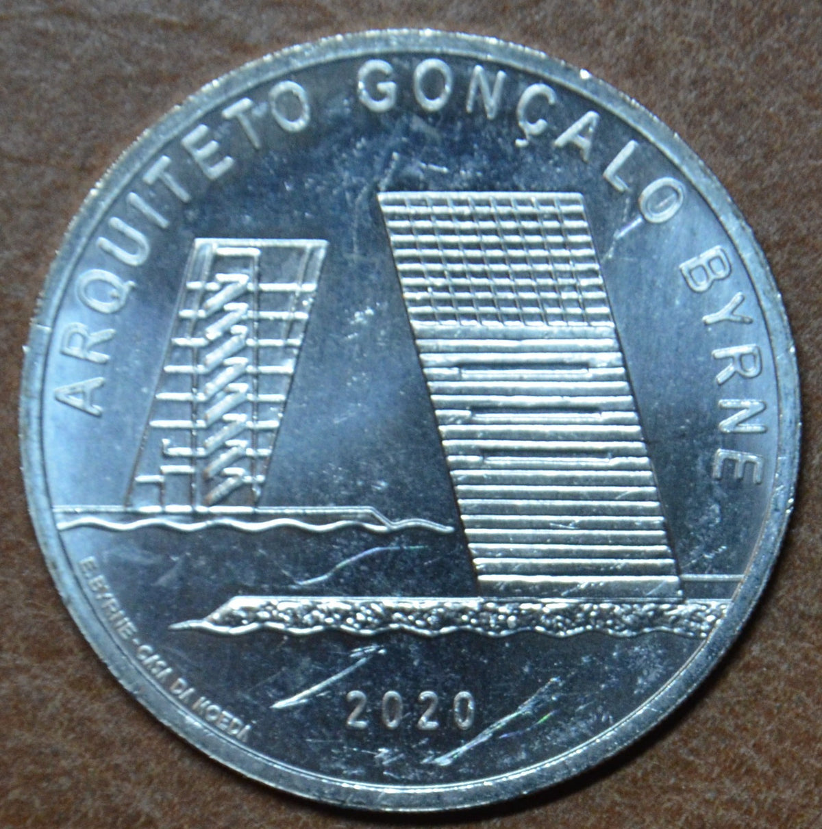 7,5 Euro Portugália 2020 - Goncalo Byrne (UNC)