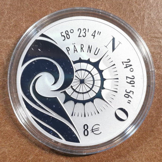 8 Euro Észtország 2021 - Hanseatic Pärnu (Proof)