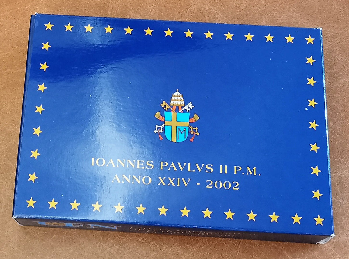 8 részes forgalmi sor Vatikán 2002 (Proof)