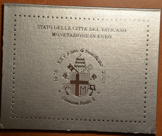 8 részes forgalmi sor Vatikán 2003 (BU)