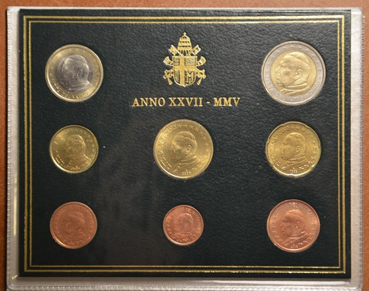 8 részes forgalmi sor Vatikán 2005 (BU)