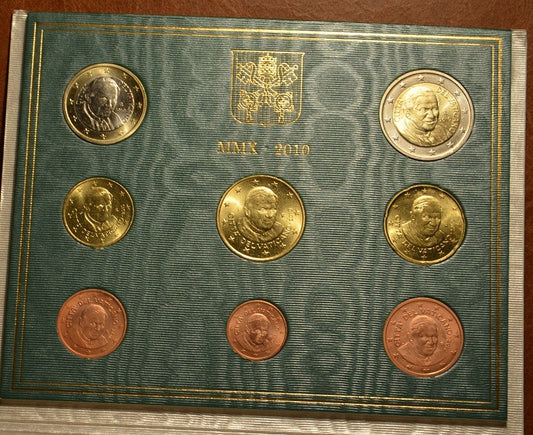 8 részes forgalmi sor Vatikán 2010 (BU)