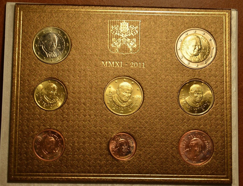 8 részes forgalmi sor Vatikán 2011 (BU)
